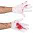 Kurze blutige Handschuhe