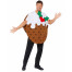 Weihnachts-Pudding Kostüm für Erwachsene