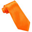 Glänzende Krawatte neon-orange