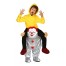 Horror Clown Huckepack Kostüm für Kinder