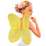Gelbe Märchen Glitzerflügel für Mädchen