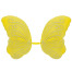 Gelbe Schmetterlingsflügel für Damen 85cm x 50cm