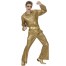 Goldenes Disco-Hemd mit Glitzereffekt 