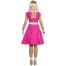 50er Jahre Kleid Damenkostüm rosa