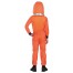 Astronauten Anzug Kostüm für Kinder orange