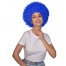 Coole Afro Perücke in Blau