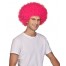 Coole Afro Perücke in Pink