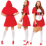 Elegantes Rotkäppchen Kostüm für Damen
