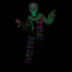 Neon Horror Clown Boy Jungenkostüm