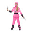 Pink Ninja Girl Mädchenkostüm