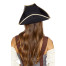 Piraten Hut schwarz-gold für Erwachsene