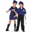 American Police Girl Kinderkostüm 2