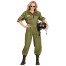 Army Kampfpilotin Kostüm für Damen