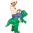 Aufblasbares Dinosaurier-Reiter Kostüm 3