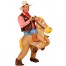 Aufblasbares Pferd Cowboy Kostüm 1