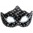 Black Beauty Pailletten Maske 