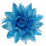 Blumige Rosen Haarspange hellblau