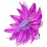 Blumige Rosen Haarspange violett
