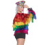 Festival Lamettajacke Regenbogen für Damen