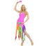 Brasilianische Tänzerin Kostüm neon-pink 2