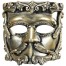 Bronzefarbene Maske Barock 3
