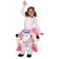 Funny Unicorn Huckepack Kostüm für Kinder