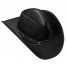 Cowboy Hut mit Nieten schwarz