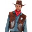 Cowboyweste mit Sheriffstern für Herren 2
