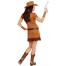 Cowgirl Kostüm im Leder-Look 3