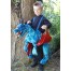 Blauer Drache Reiterkostüm für Kinder