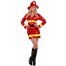 Sexy Feuerwehrfrau Kostüm metallic 2