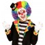 Fieser Clown Latex-Halbmaske 2