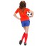 Fußballerin Fan-Girl Spanien Set 
