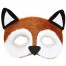 Fuchs Plüsch Maske für Damen und Herren