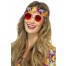 Funky Hippie Brille rot