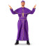 Bischof Kostüm für Herren violett