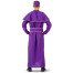 Bischof Kostüm für Herren violett