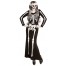 Glamour Skelett Lady Damenkostüm