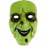Grüne Gifthexe PVC-Maske 1