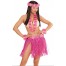 Hawaii Girl Kostüm-Set rosa 1