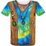 Hippie Herren 3D Shirt
