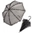 Historischer Schirm aus Spitze schwarz 2