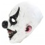 Horror Clown Maske schwarz Deluxe