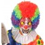 Horror Clown Halbmaske aus Latex 1