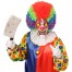 Horror Clown Halbmaske aus Latex 2