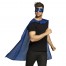 Superhero Set Cape und Maske Blau