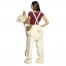 Lustiges Lama Reiter Kostüm für Erwachsene