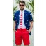 OppoSuits Stars and Stripes Sommer Anzug 