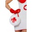 Krankenschwester Handtasche weiß-rot 1