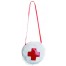 Krankenschwester Handtasche weiß-rot 2
